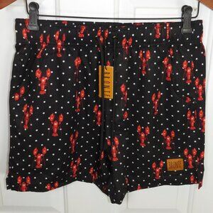 *NWT* Bronte Men's "Rock Lobster" Swim Shorts Size Small - 4.5" Inseam